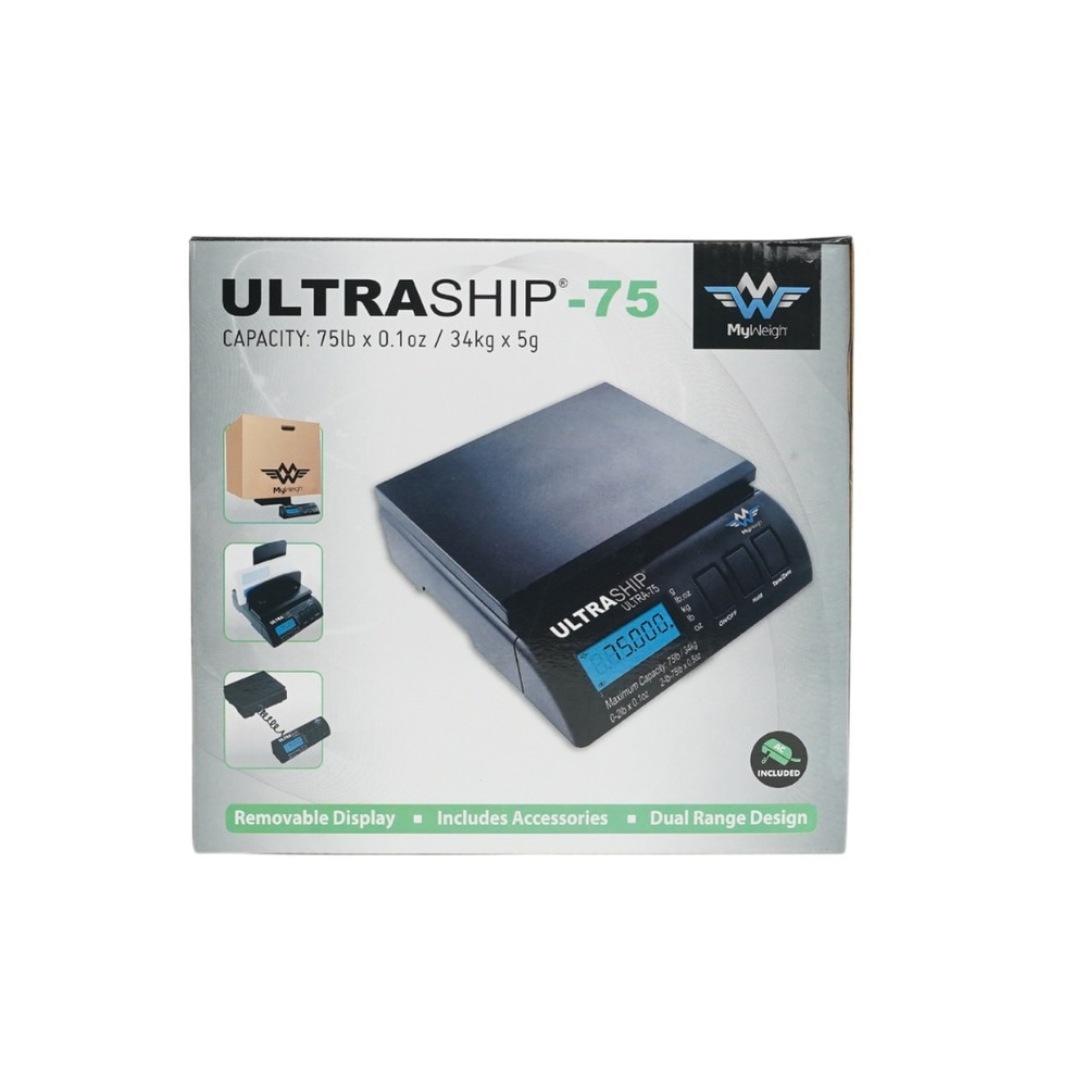 My Weigh UltraShip 75 Digital Shipping Scale (SCMULTRA75BLK) New 6