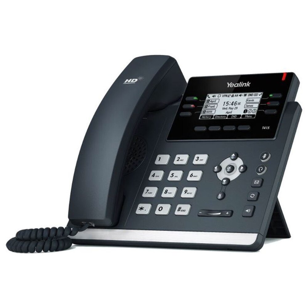 Yealink SIP-T41S 6 Line IP Phone Like New 1
