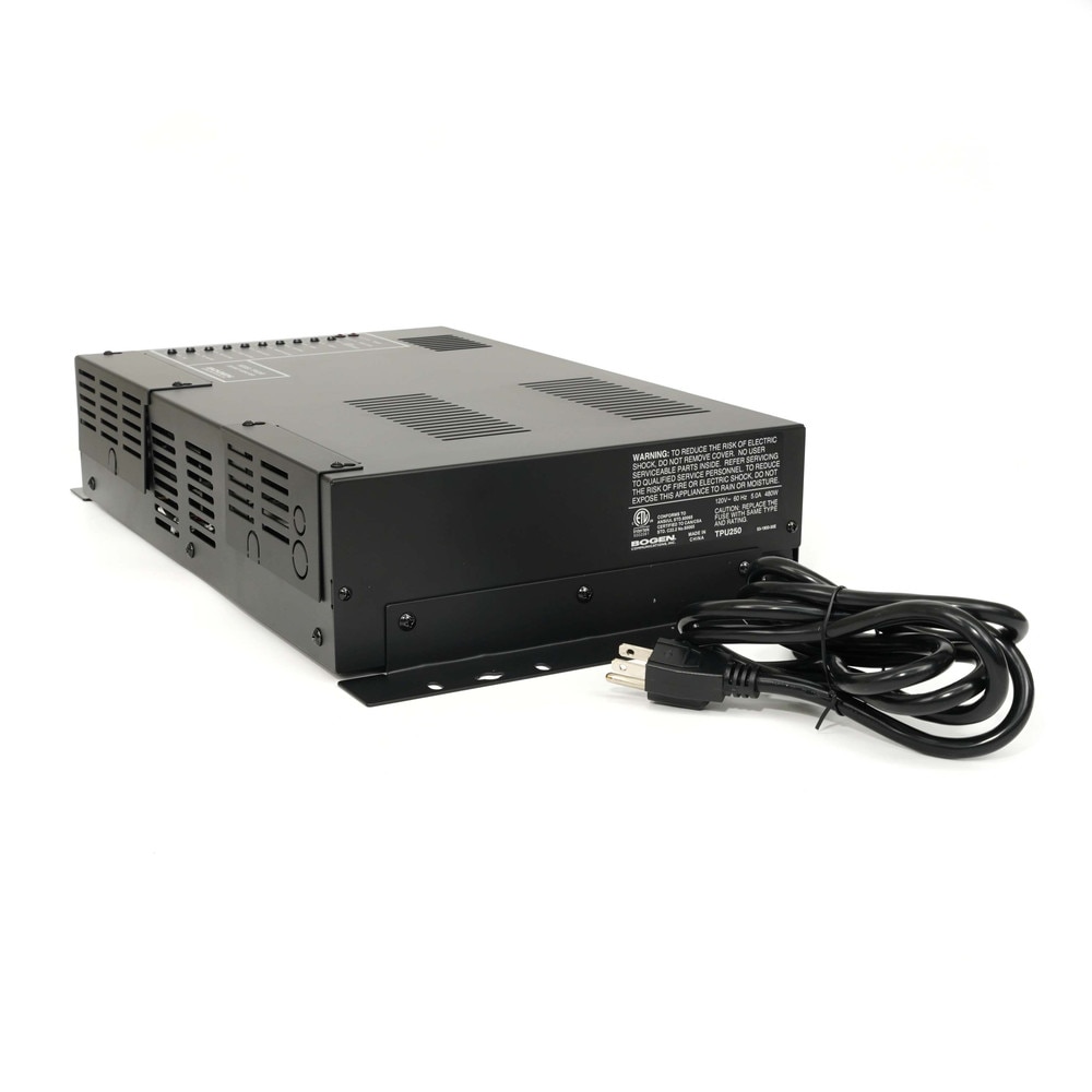 Bogen TPU250 Telephone Paging Amplifier 250 Watt Like New 3