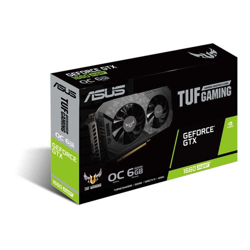 ASUS TUF Gaming GeForce GTX 1660 Super | 6GB GDDR6, OC Edition, Advanced Cooling| New 6