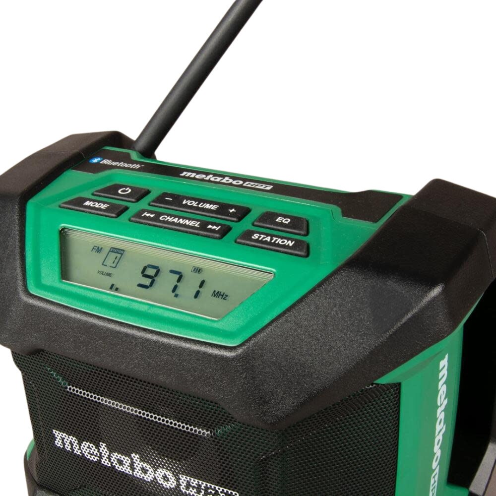 Metabo HPT 18V Multi Volt Cordless Bluetooth Radio (UR18DAQ4) | New 5