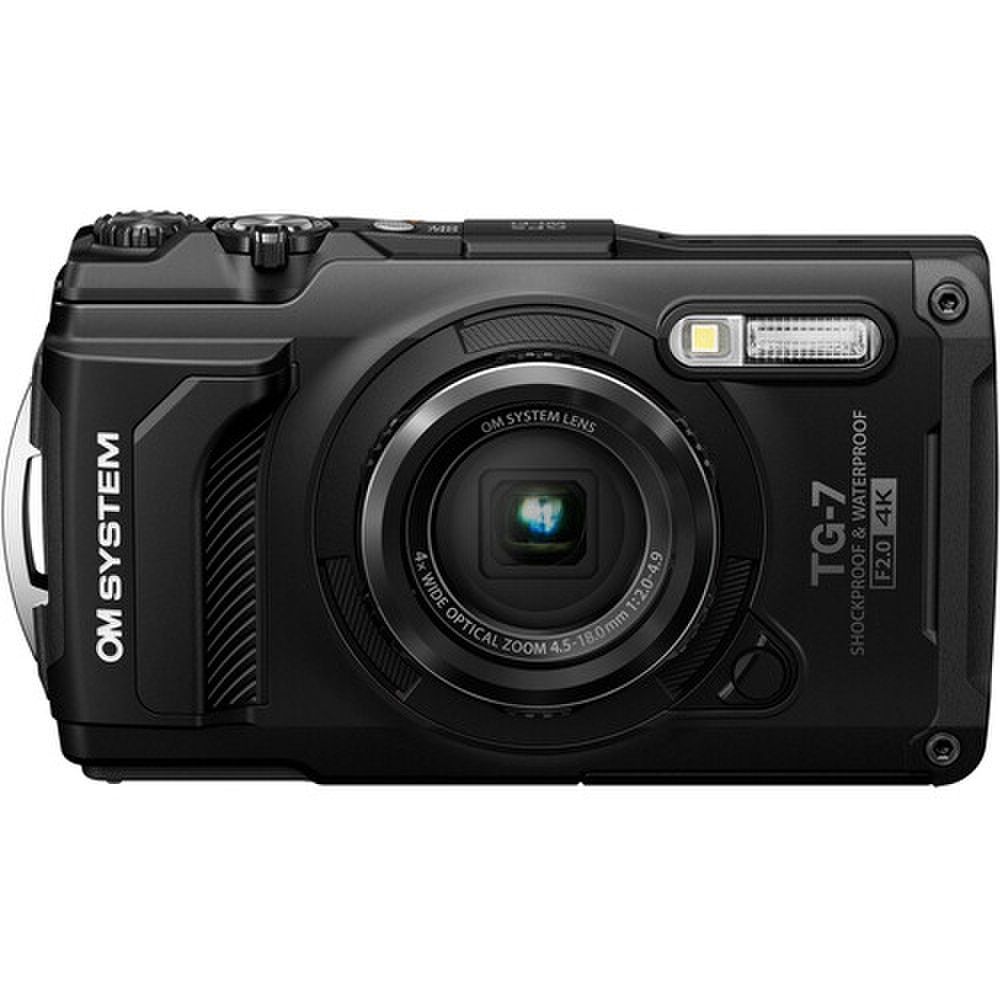 OM SYSTEM Tough TG-7 Digital Camera Black (V110030BU000) New 2