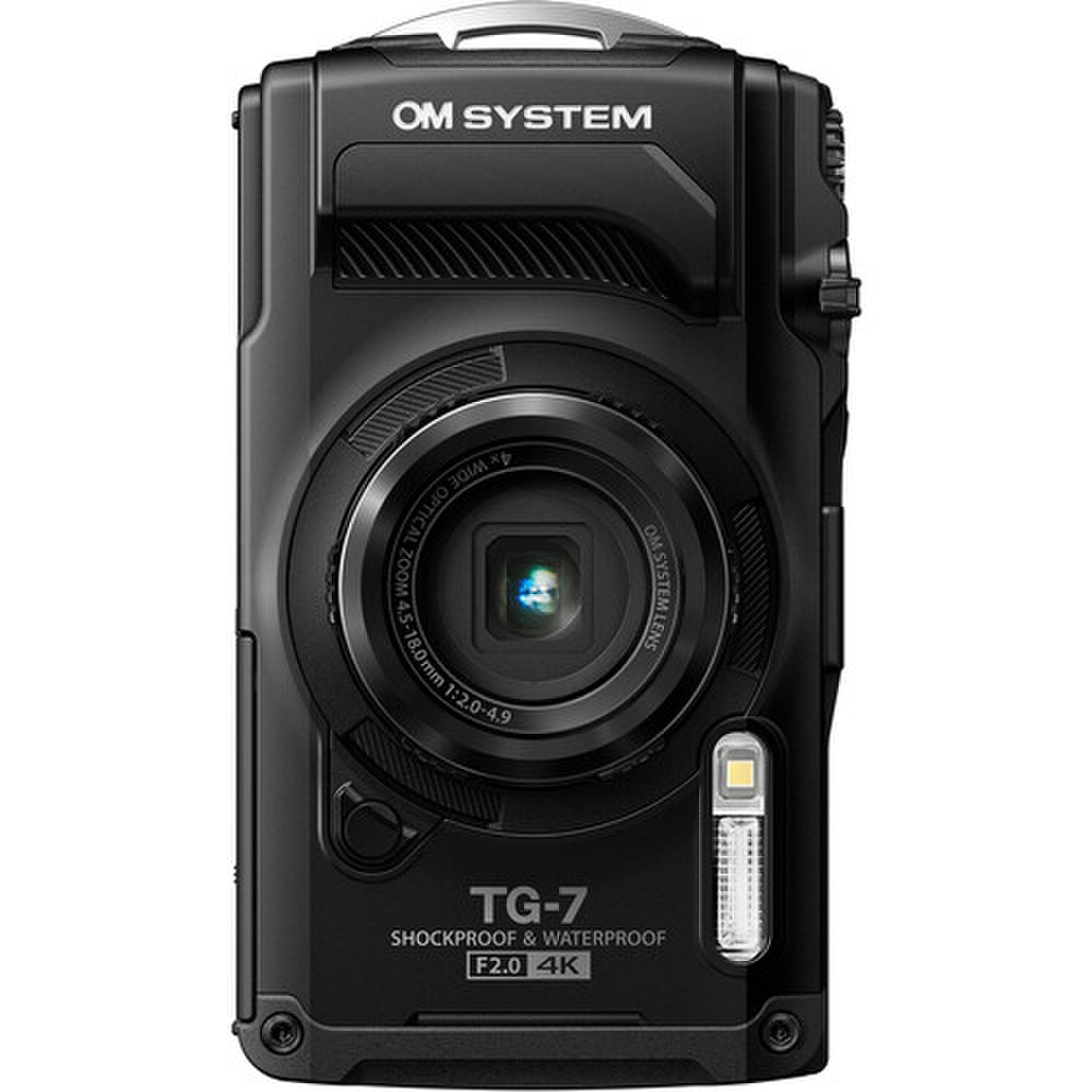OM SYSTEM Tough TG-7 Digital Camera Black (V110030BU000) New 5