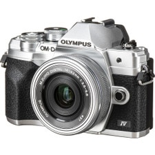 Olympus OM-D E-M10 Mark IV Mirrorless Digital Camera Silver (V207132SU000) New 1