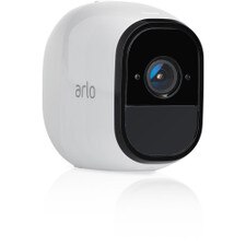 Arlo VMC4030P Pro 2 camera showcasing its sleek design and versatile mounting options, perfect for high-definition indoor and outdoor surveillance.