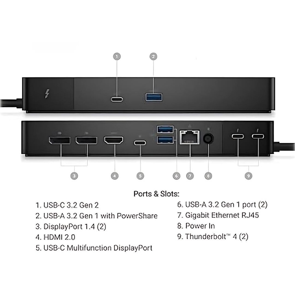 Dell Thunderbolt Dock WD22TB4 Recertified 5