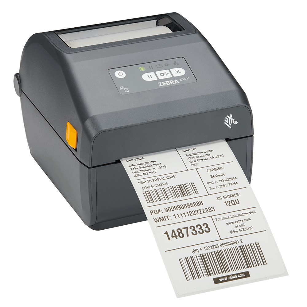 Zebra ZD421T Desktop Barcode Label Printer (ZD4A042-30EM00EZ) New 2