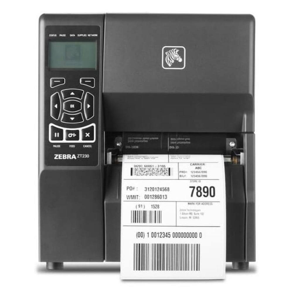 Zebra ZT230 TT 203dpi Ethernet Printer (ZT23042-T0E200FZ, ZT23042-T01200FZ) Like New 2